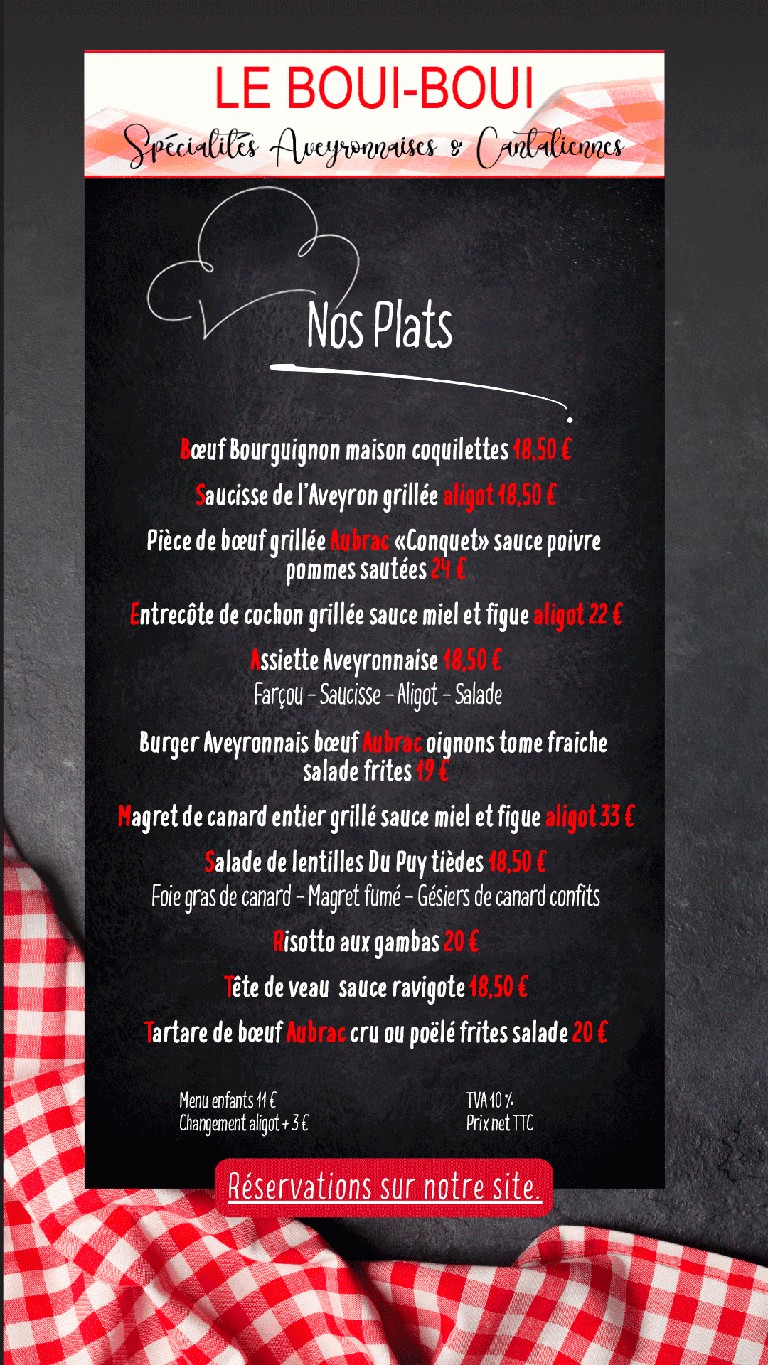 Le Boui-Boui menu 3