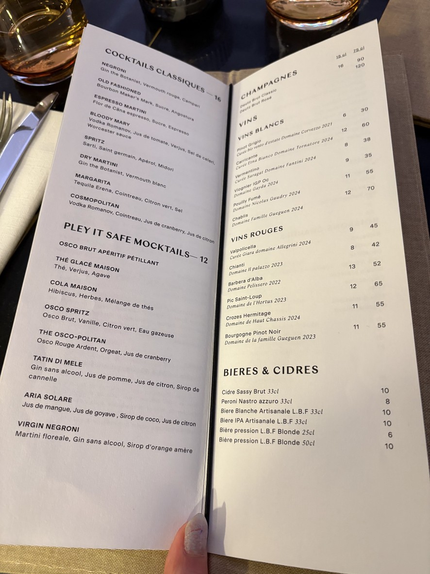 Restaurant & Bar Pleyground menu 2