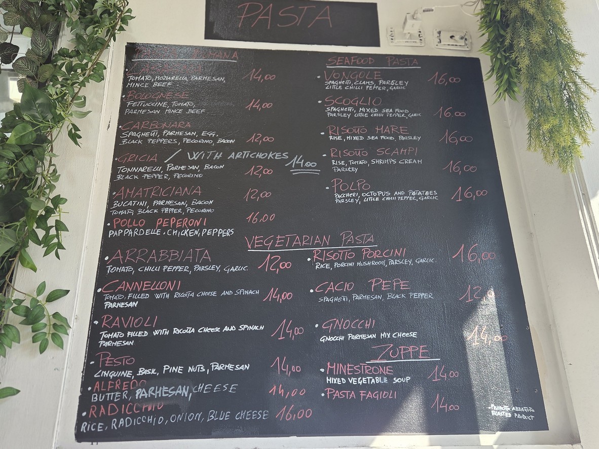 Ristorante 320 Gradi menu 1