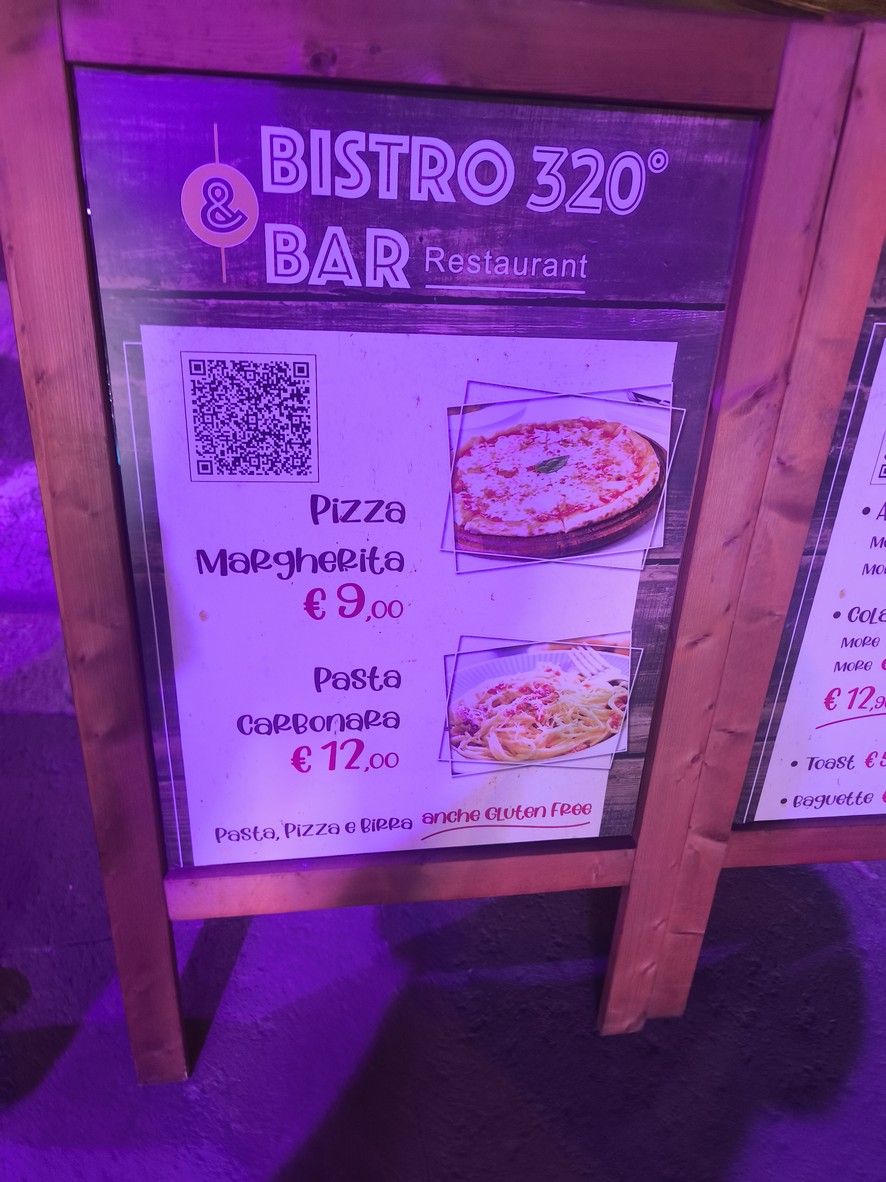 Ristorante 320 Gradi menu 2