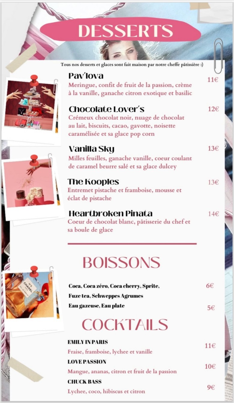 Secret Garden menu 2