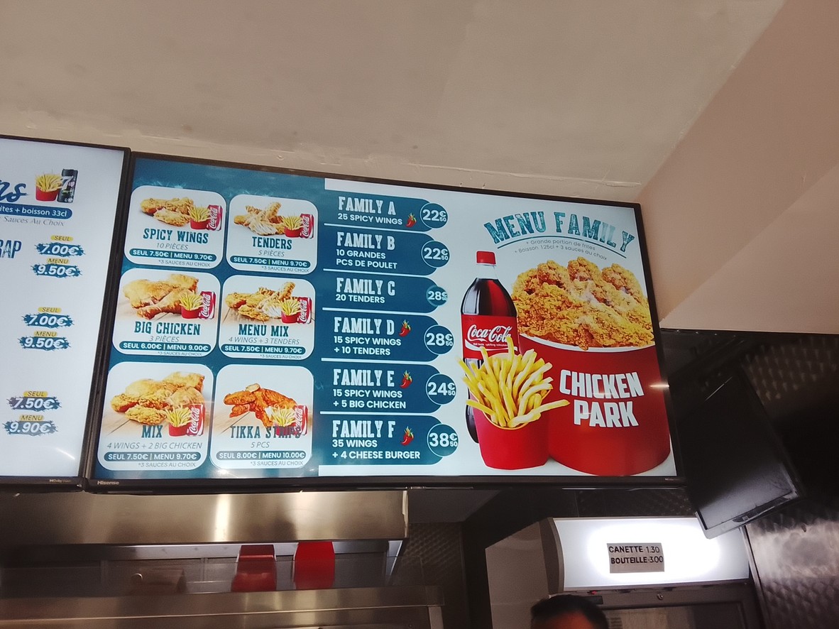 Chicken Park menu 3