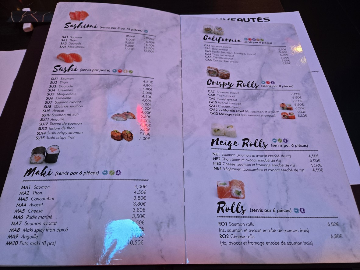 Sushi Tokyo menu 4