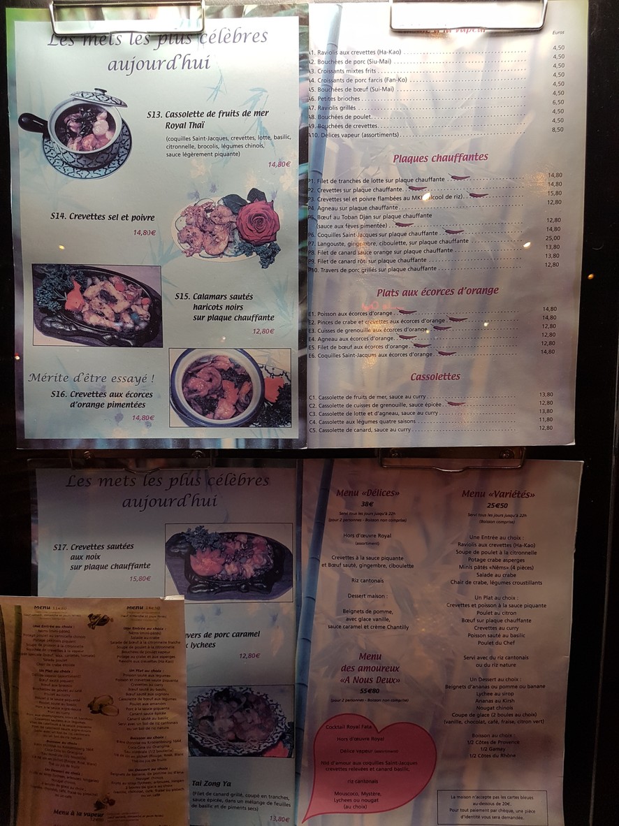 Royal Fata menu 2