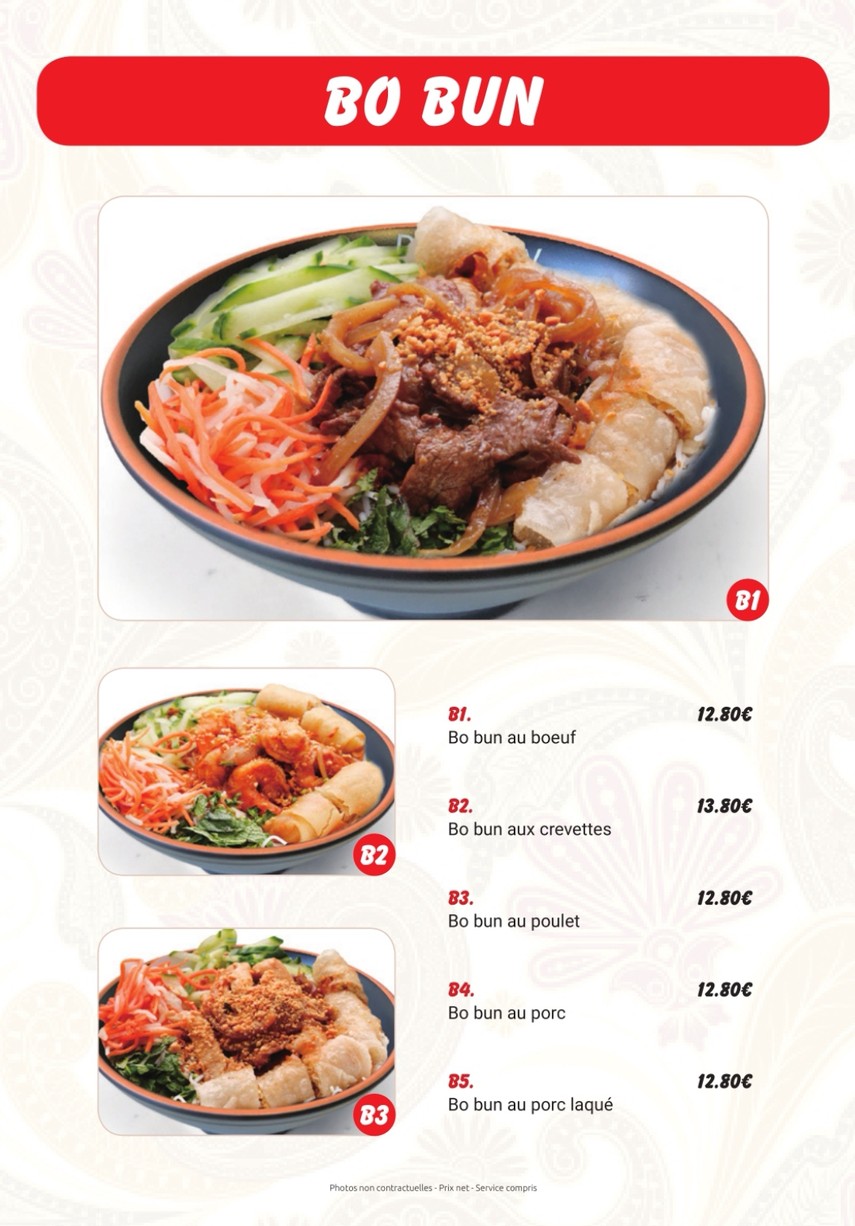Pho issy menu 5
