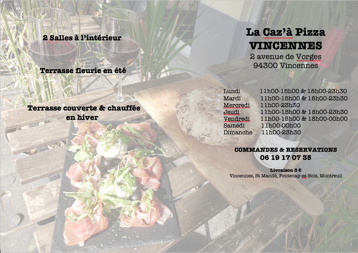 La Caz'à Pizza menu 1