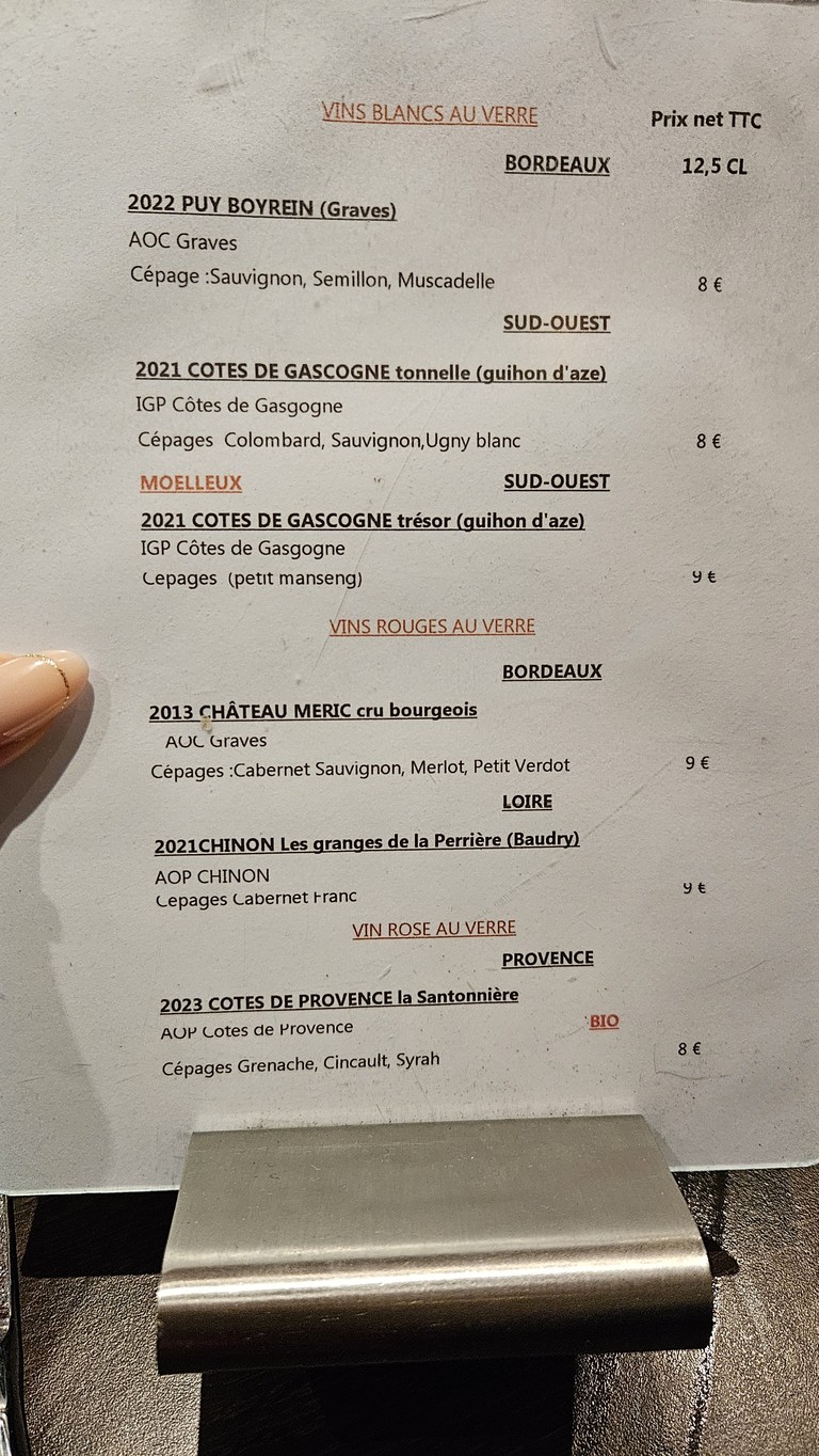 20 Eiffel menu 3