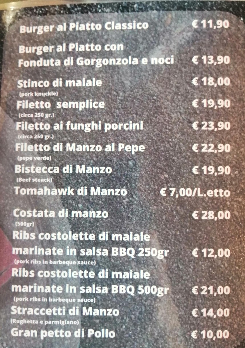 Arancina Matta pizza & carnazza menu 3