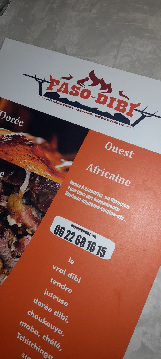 Faso-dibi menu 1