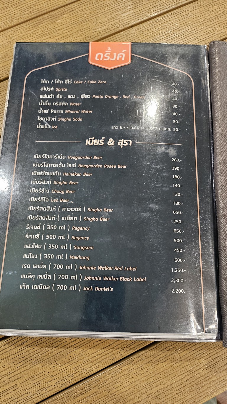 Spicy Kuck Riverside by Amdaeng Typhoon menu 9