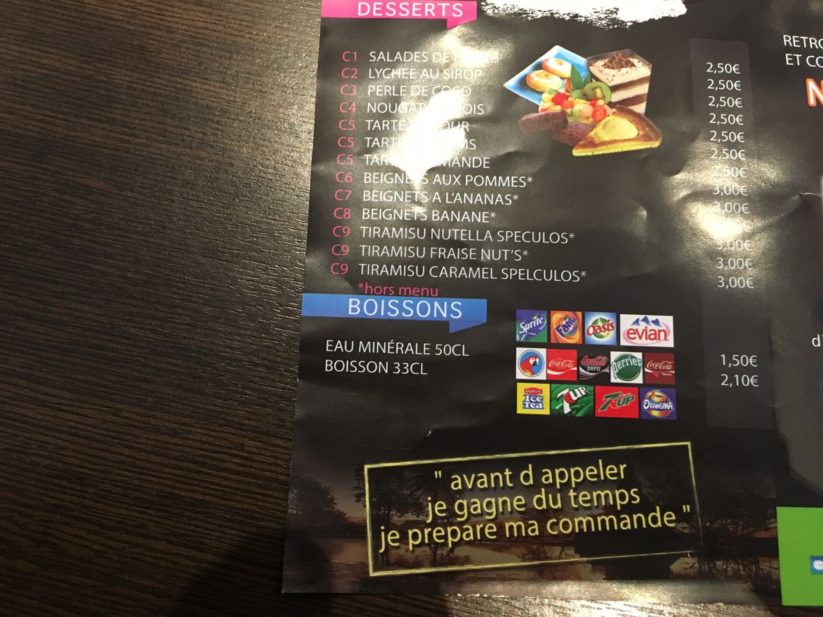 Nem Shop Clamart menu 5