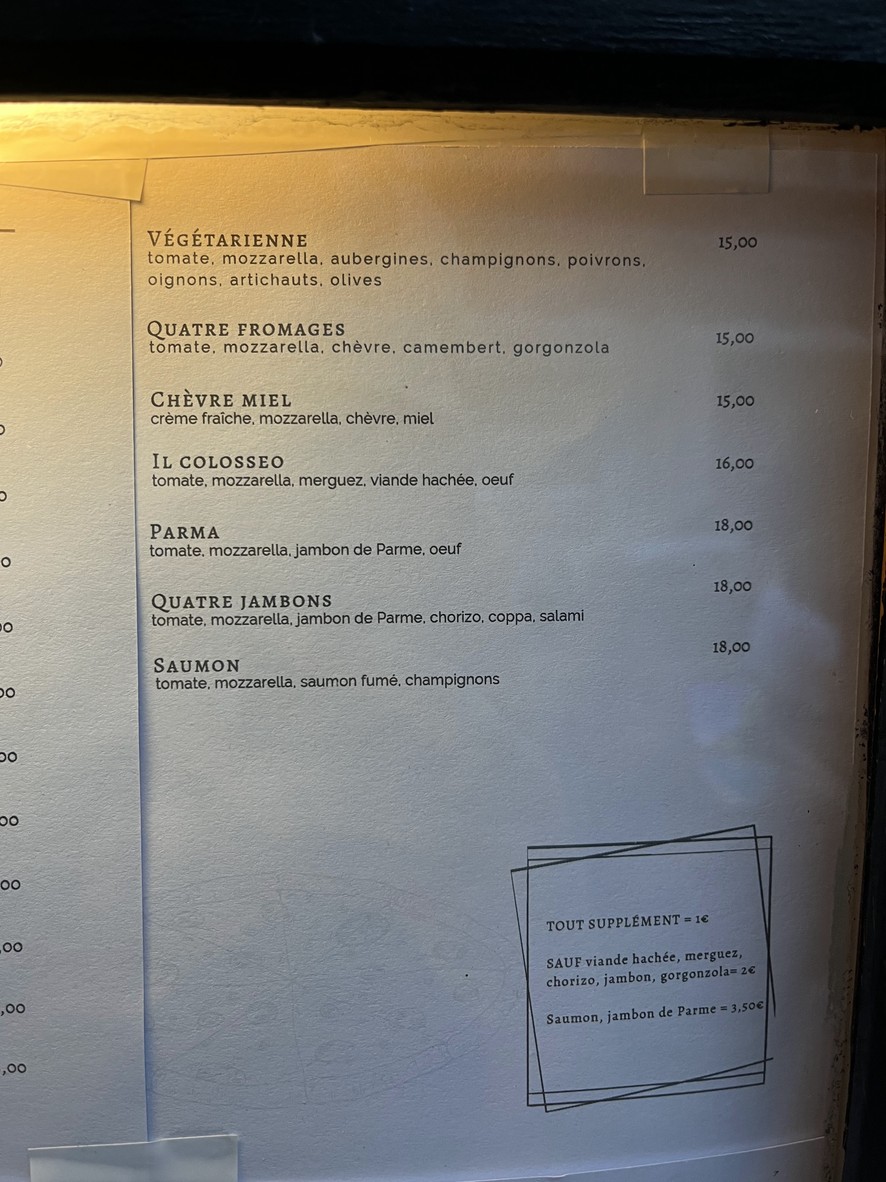 Il Colosseo menu 3