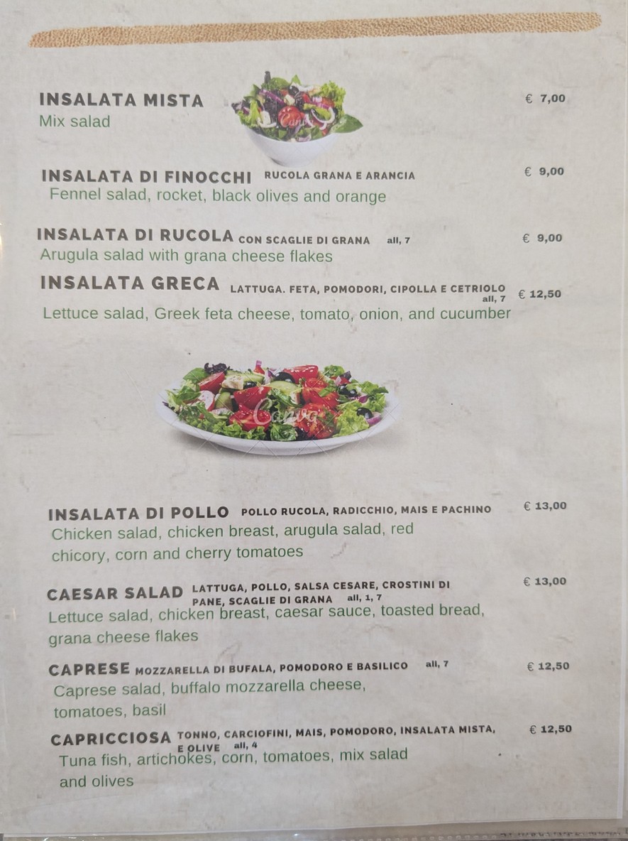 Antica Birreria Viennese menu 3
