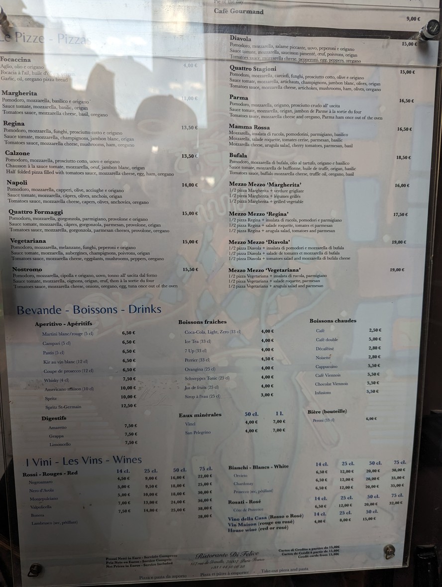 Di Felice menu 2