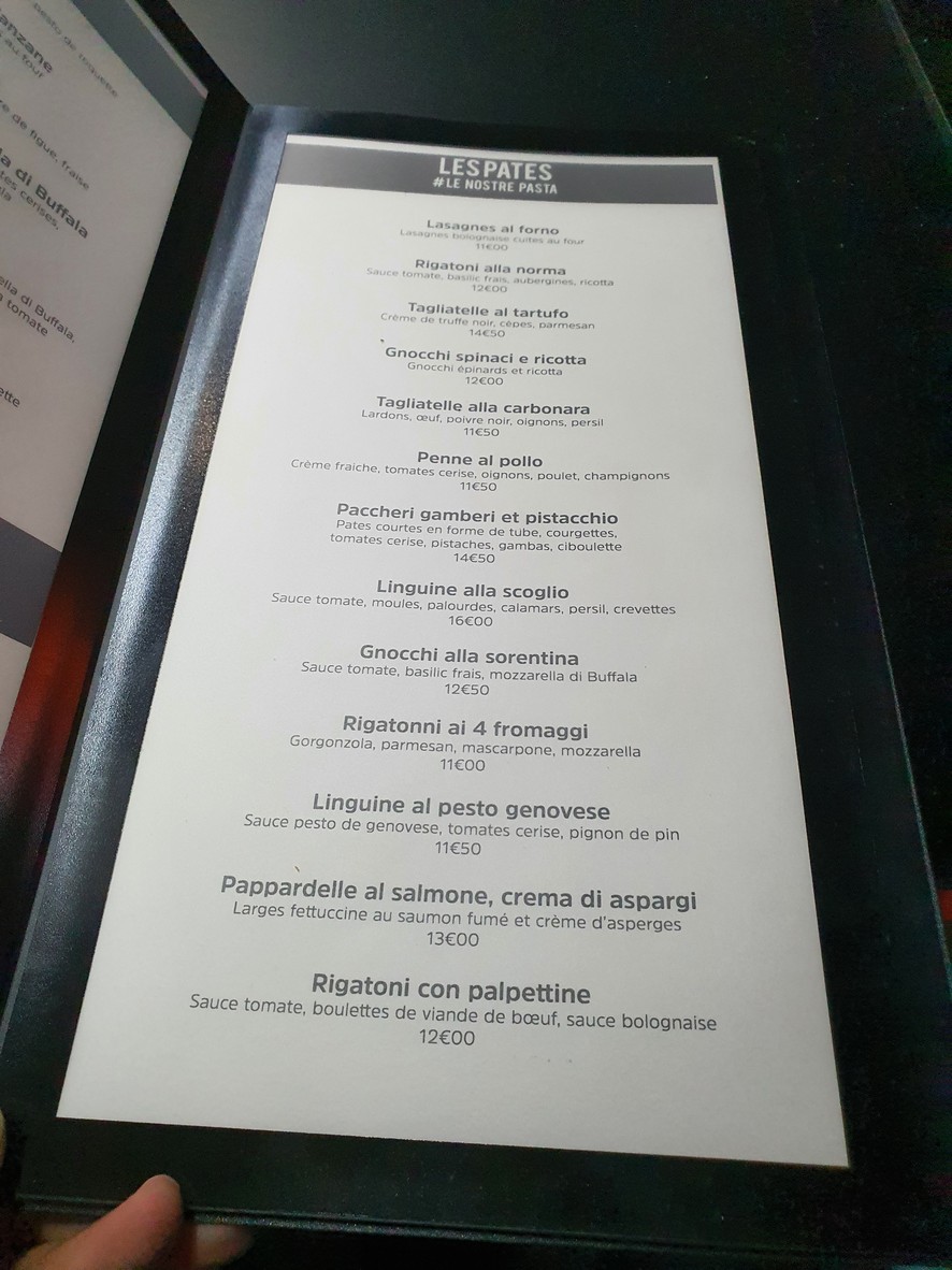 Fratello Restaurant Lounge menu 4