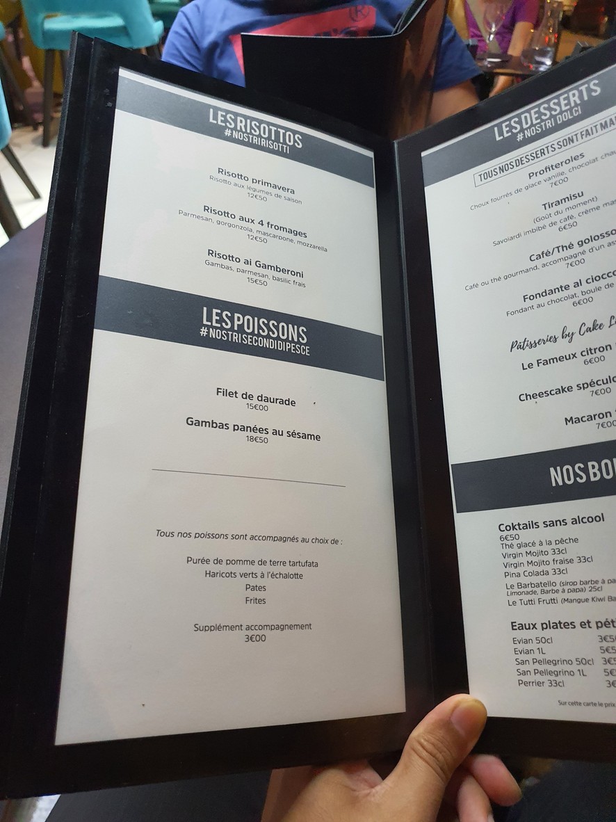 Fratello Restaurant Lounge menu 5