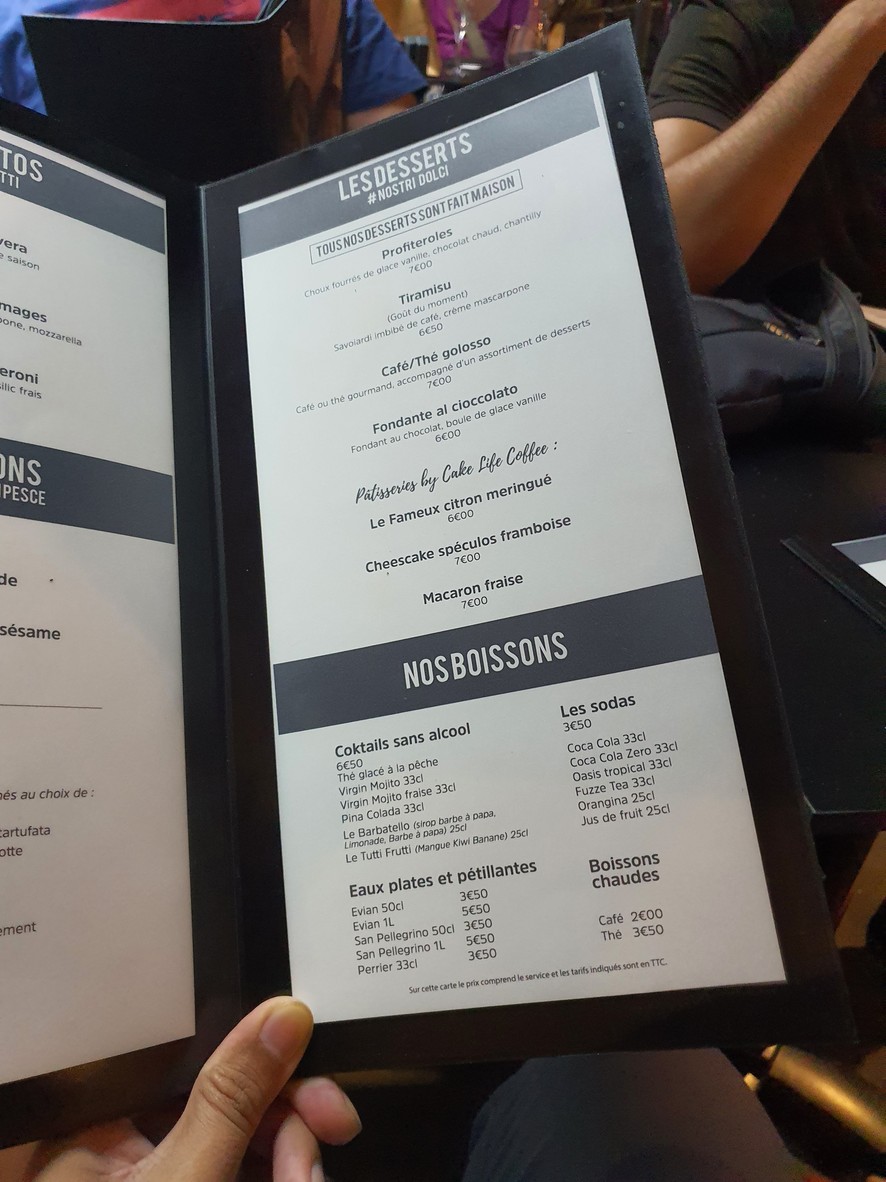 Fratello Restaurant Lounge menu 6