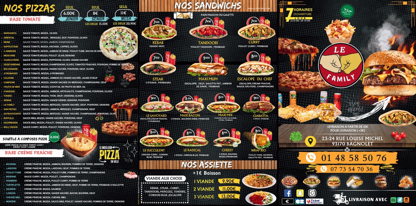 El Family menu 1