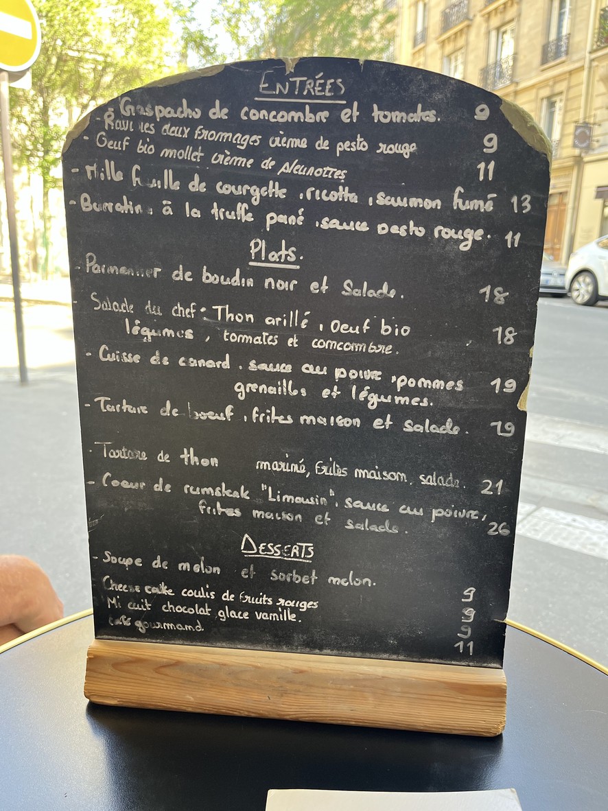 Chez Alphonse - Restaurant Français Paris 14 menu 2