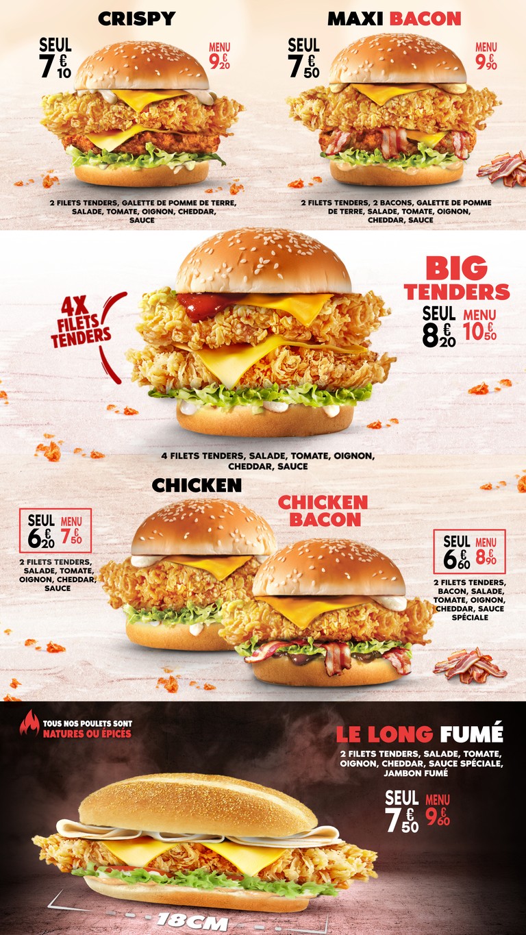 Chicken Drive Aubervilliers menu 4
