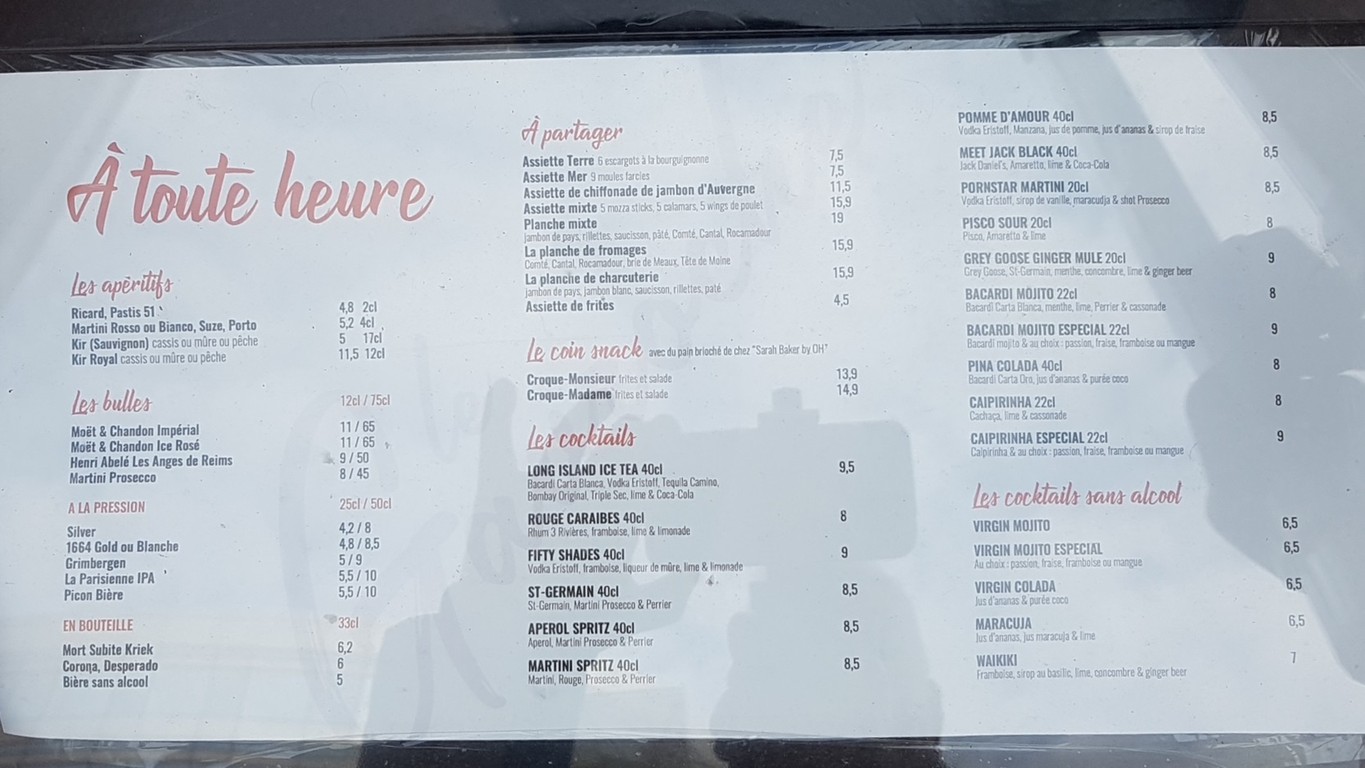 Le Gavroche 92 menu 2