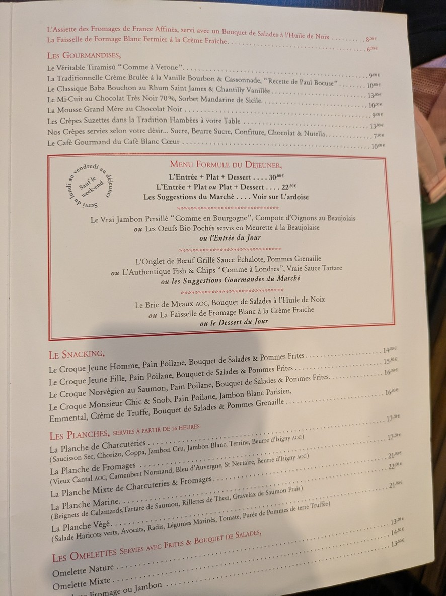 Café 108 menu 2