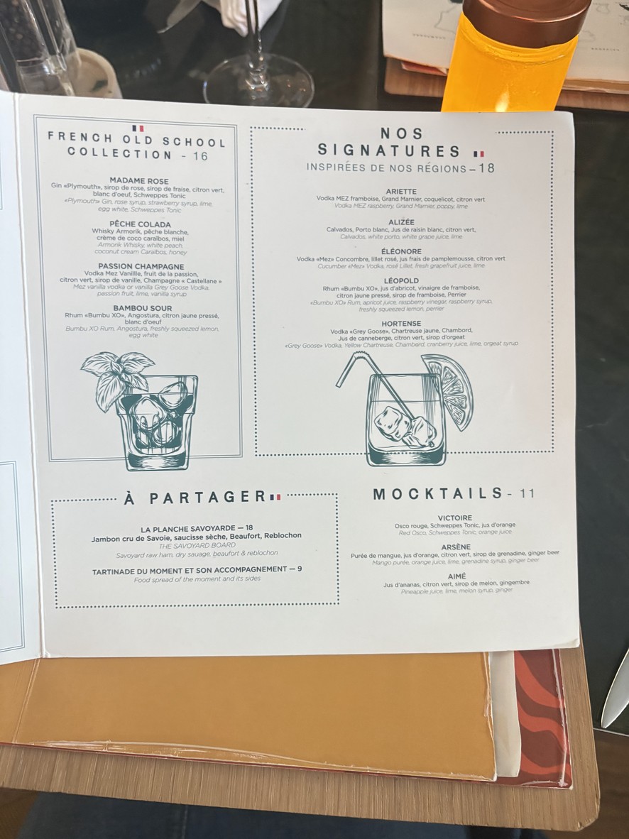 Ariette - restaurant & bar menu 6