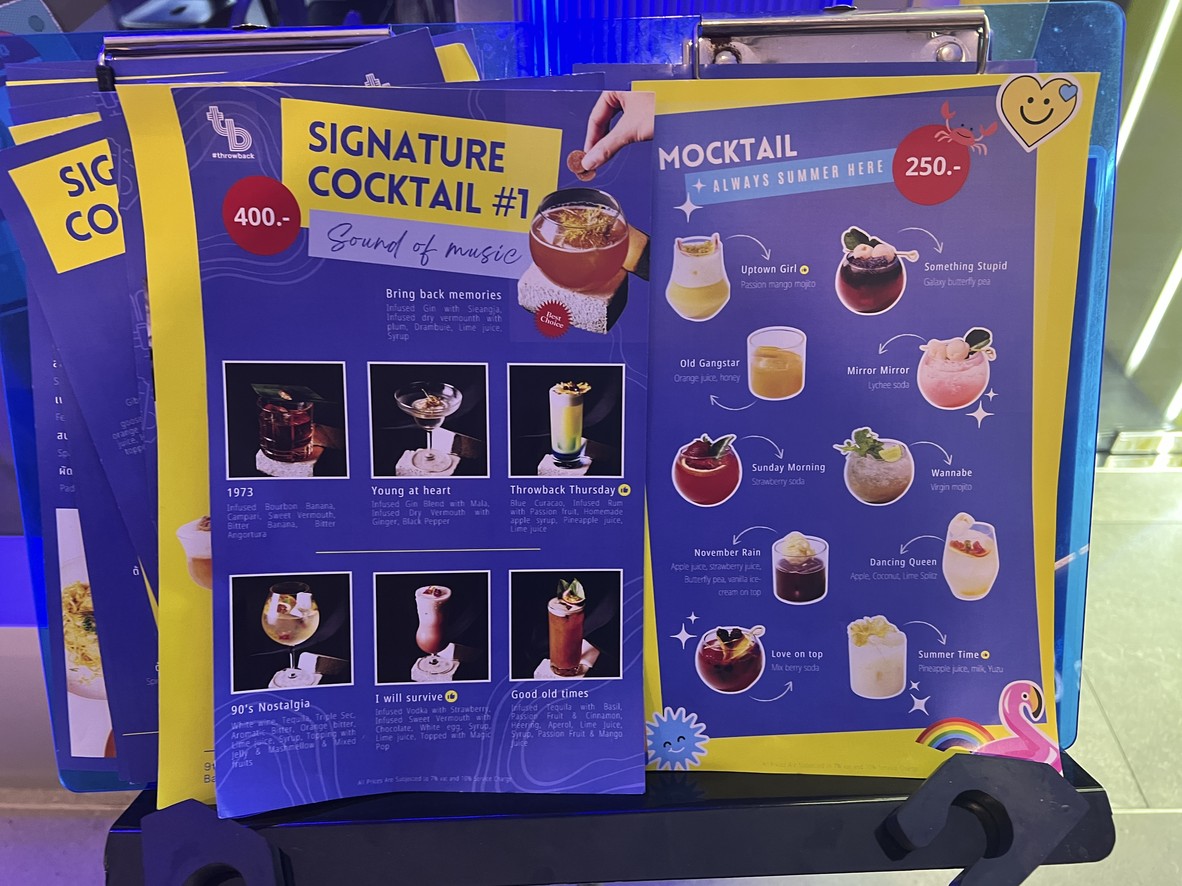 Throwback.bkk Rooftop Bar menu 7