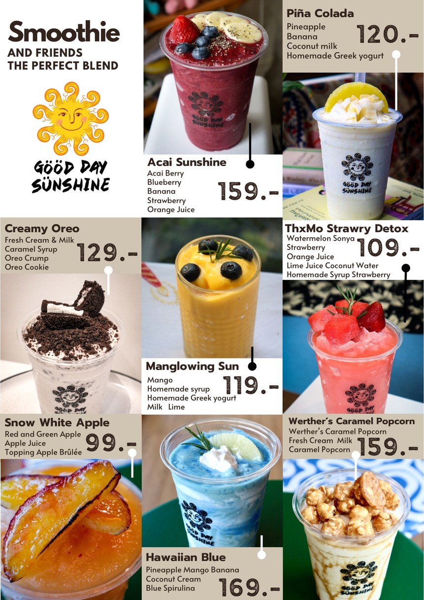 古德戴阳光屋 x 玛丽科.曼谷 menu 2