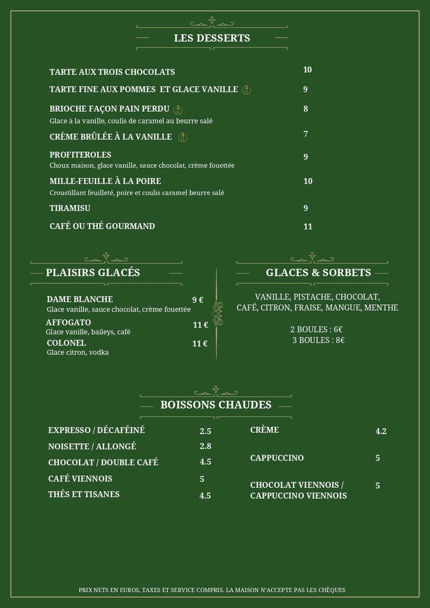 RUBY menu 3