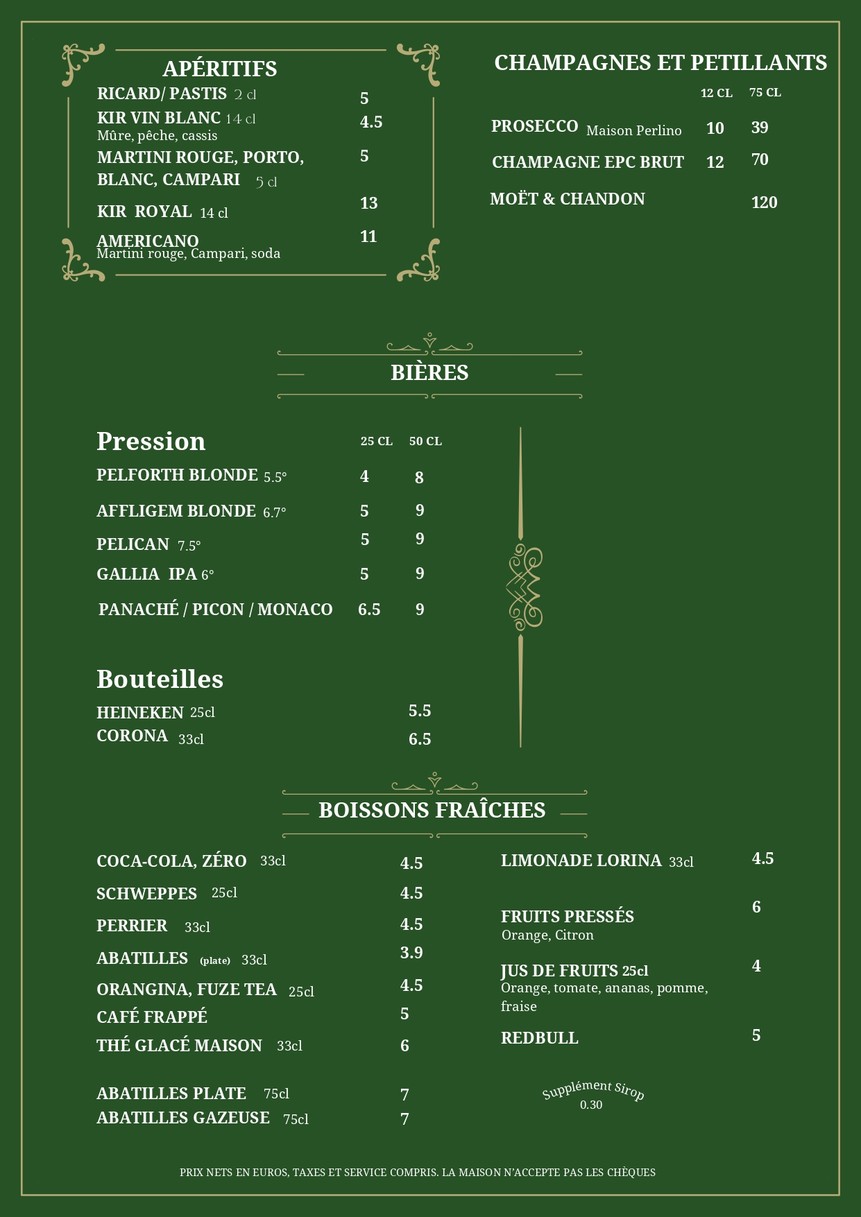 RUBY menu 6