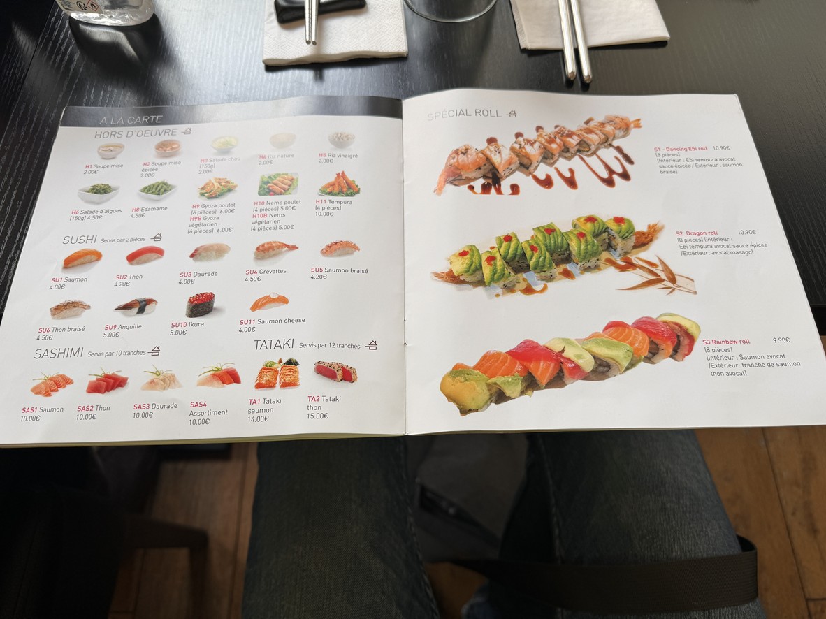 Oishi Sushi menu 2