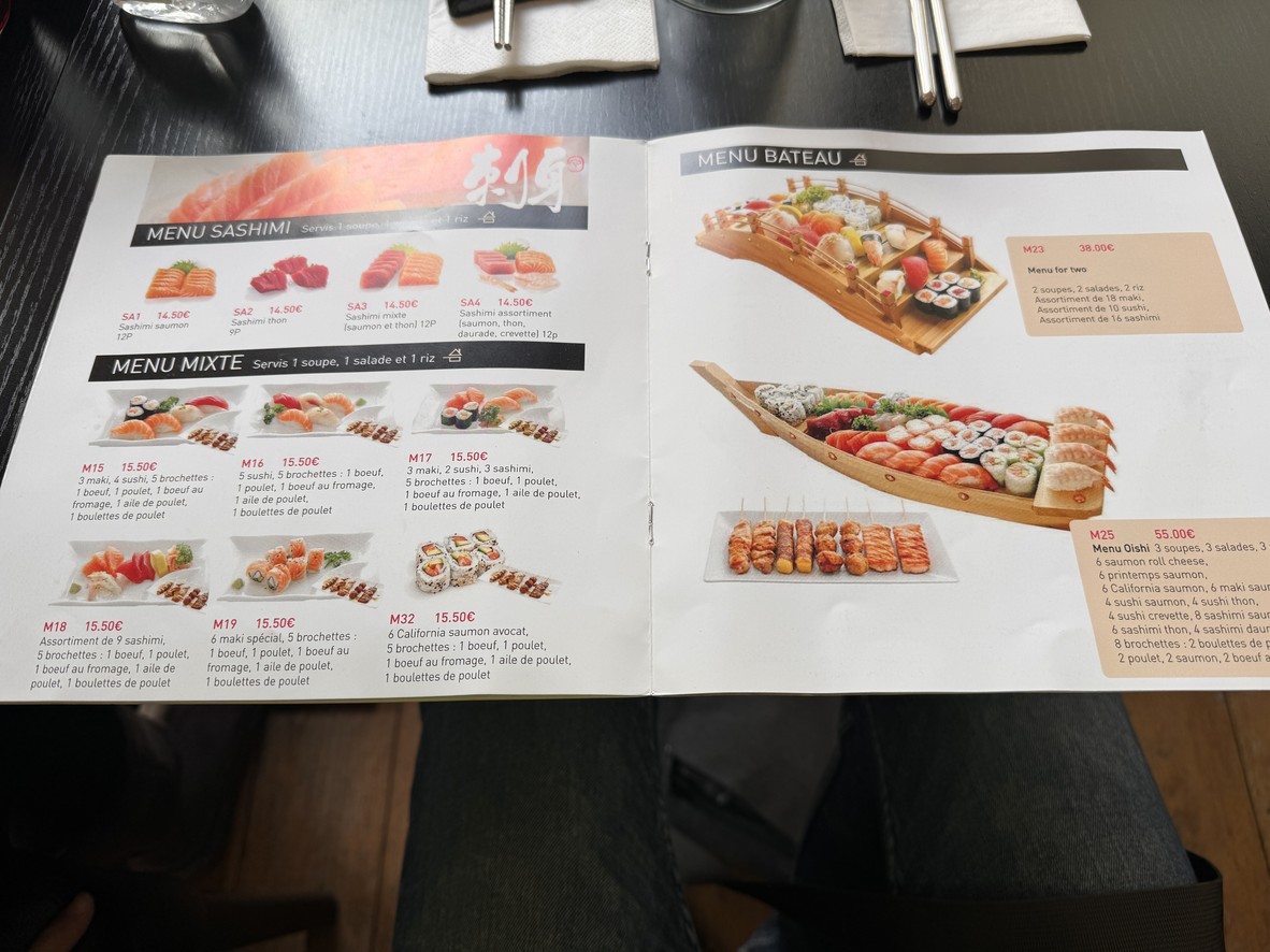 Oishi Sushi menu 5