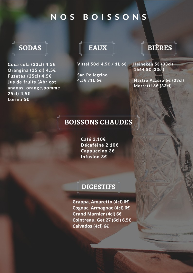 Pizzeria Santa Maria menu 7