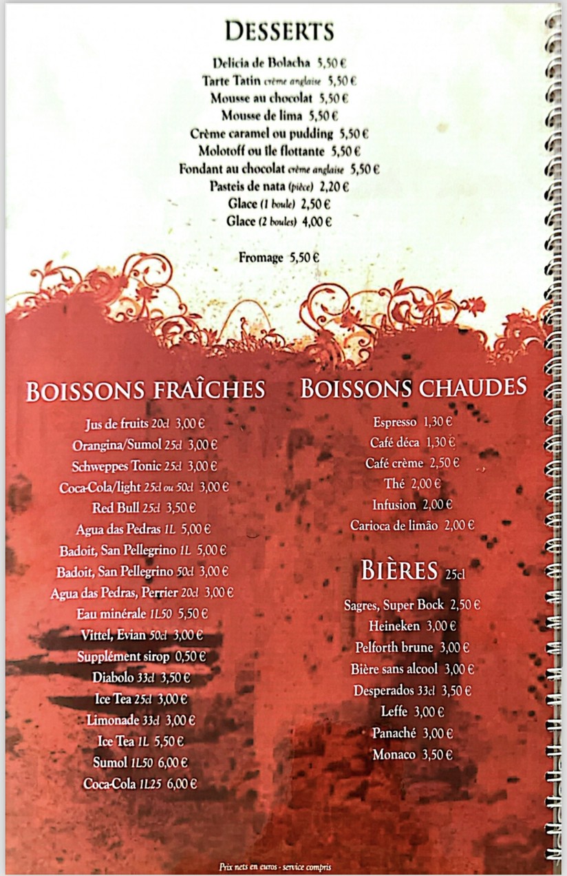 O Argoselo menu 3