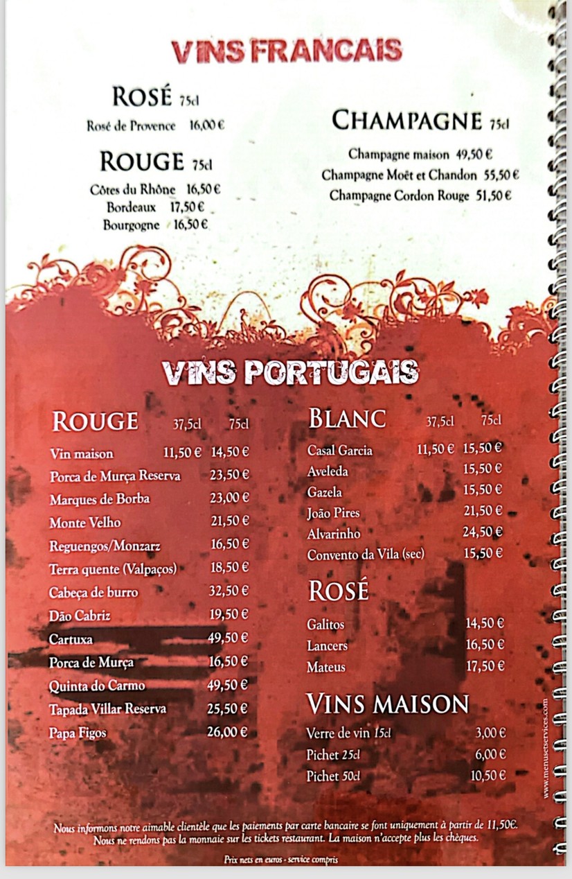 O Argoselo menu 4