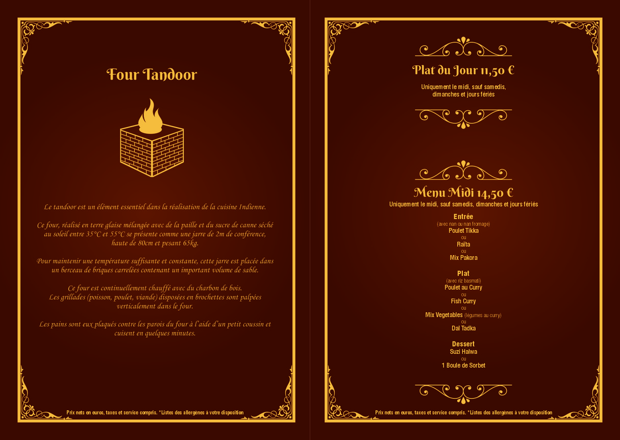 Masala Garden menu 1