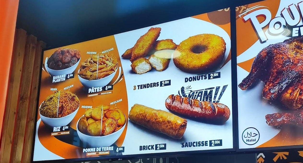 100% Crousti Original menu 2