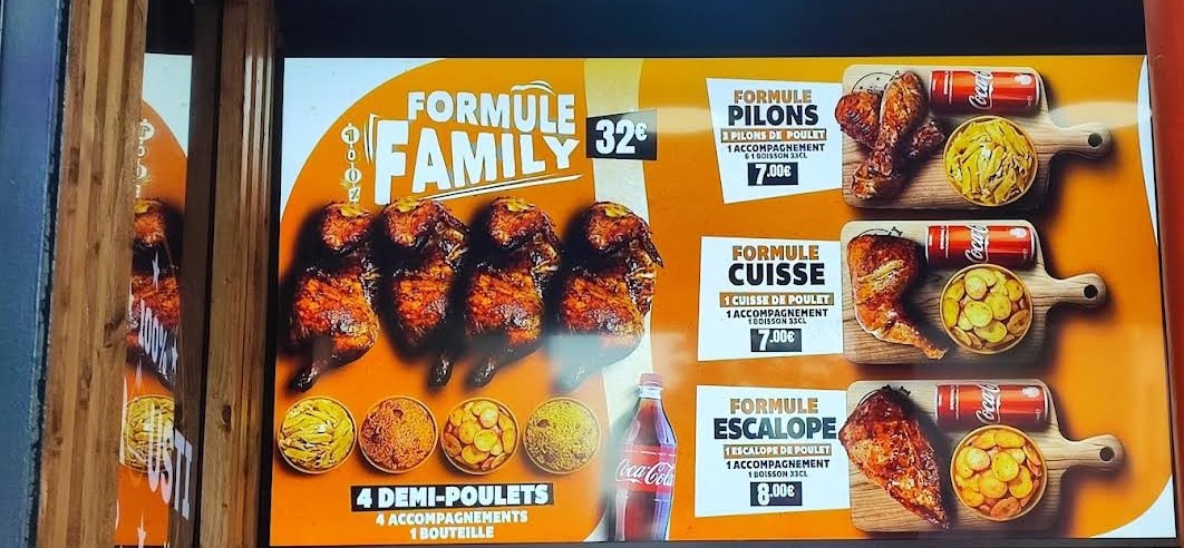 100% Crousti Original menu 3