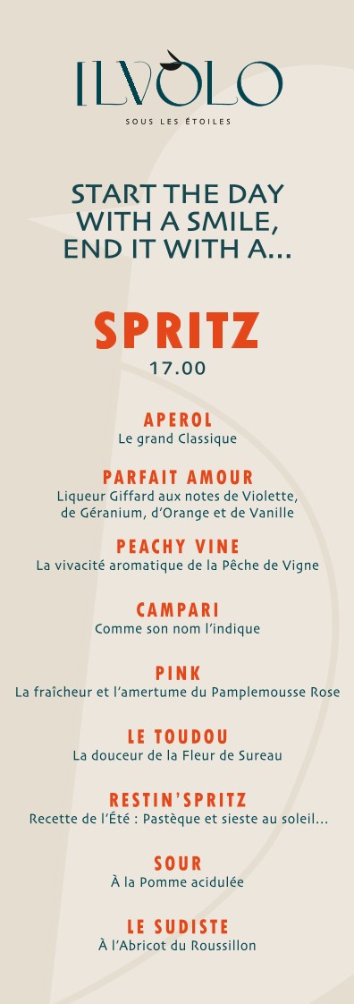 ILVOLO BAR ROOFTOP menu 3