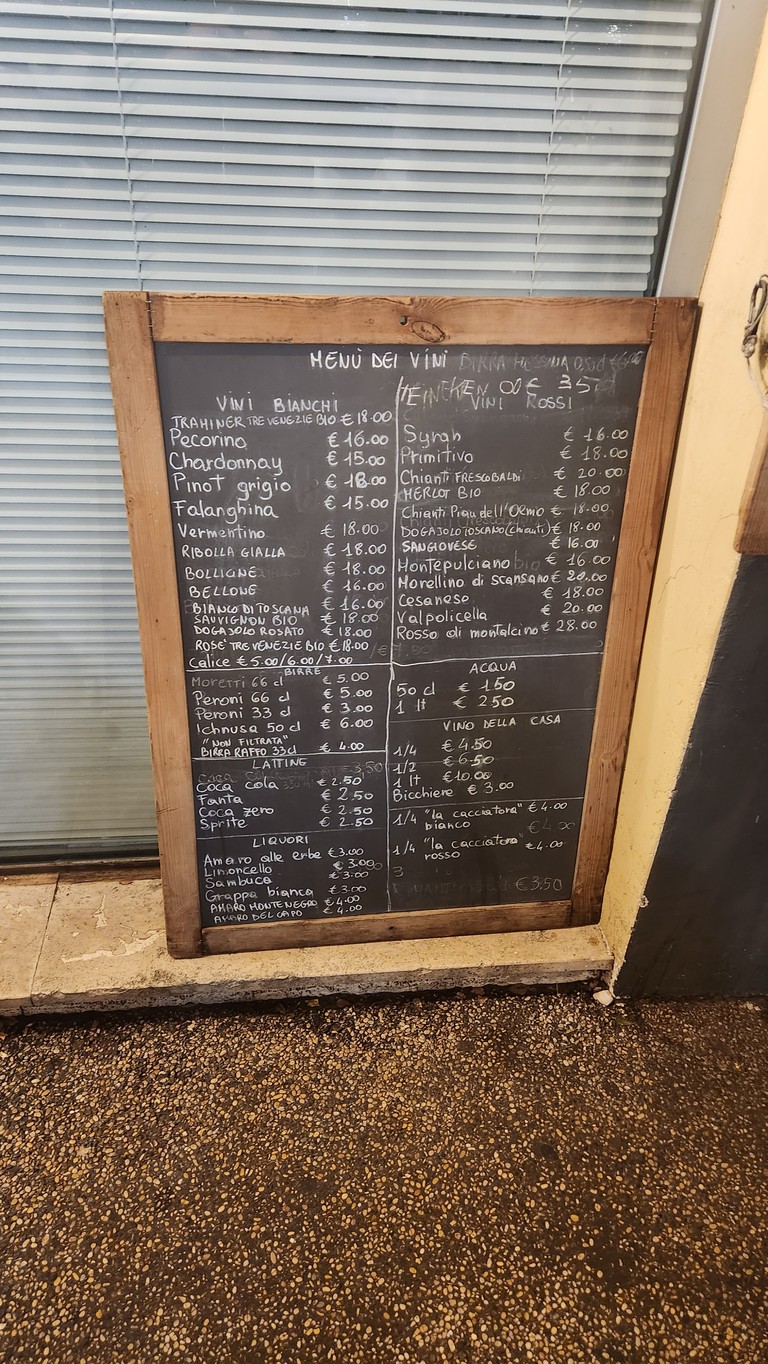 Cacio e Pepe menu 2