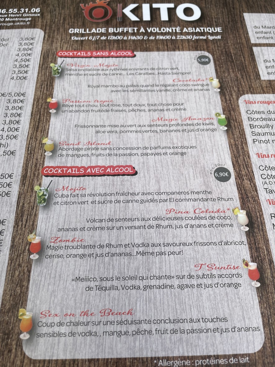 Okito menu 3