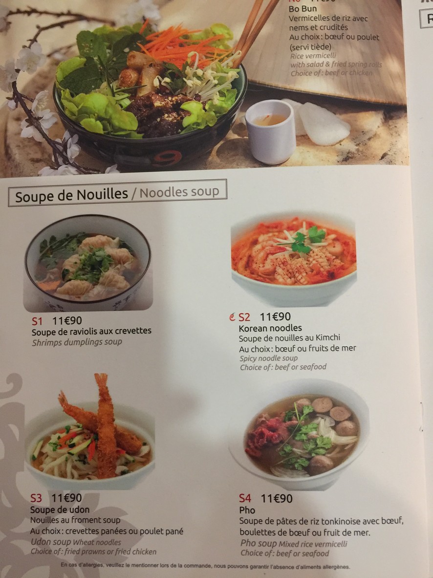 Oasie menu 2