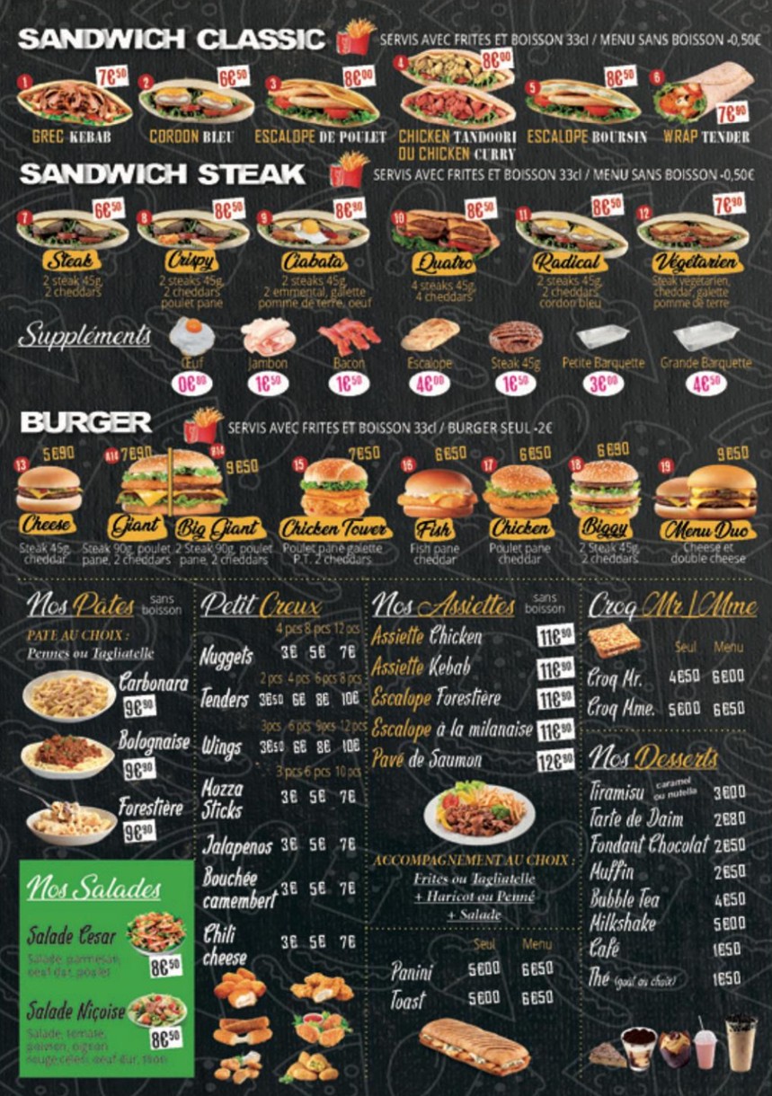 Top Eat menu 2