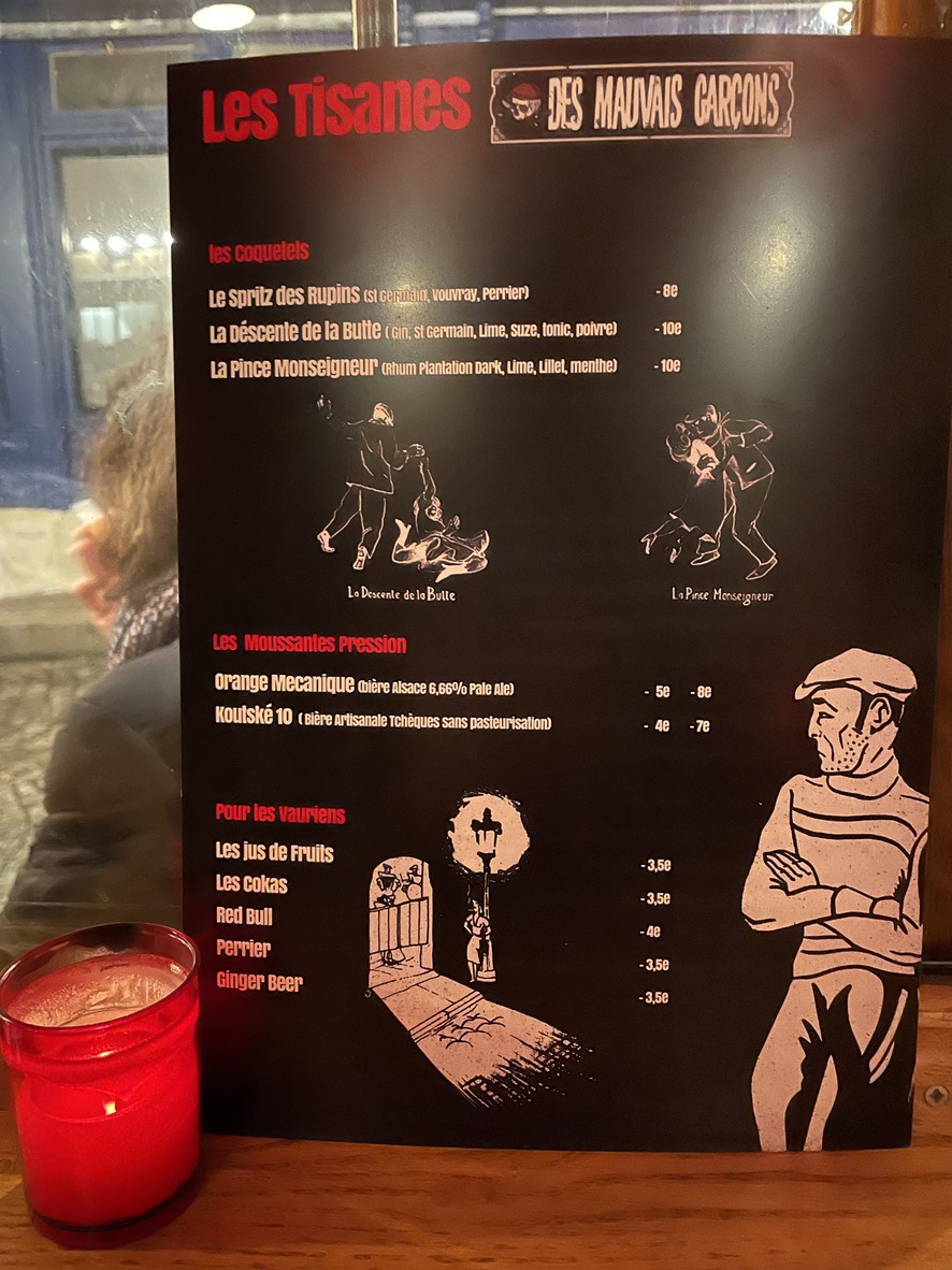 Le Petit Moulin menu 2