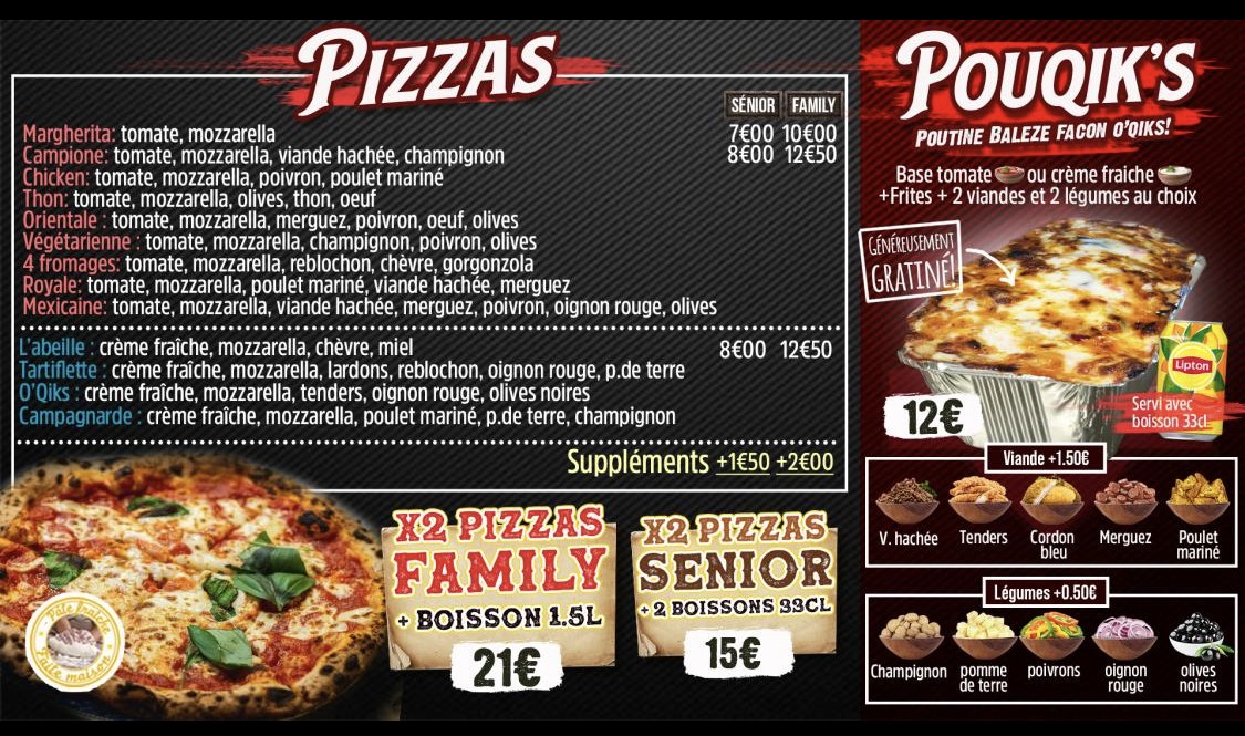 OQIKS menu 2
