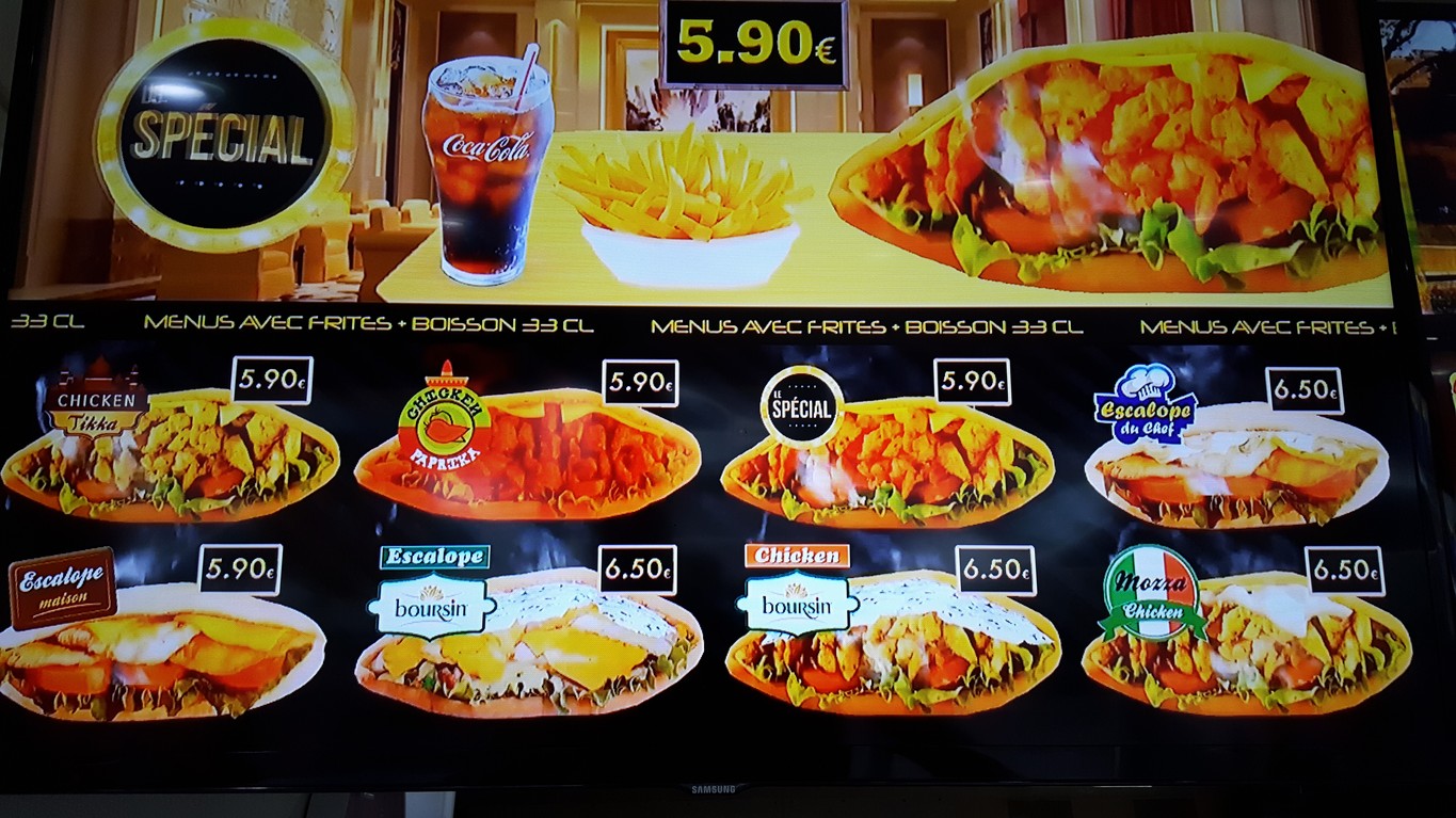 Le Mirage menu 4