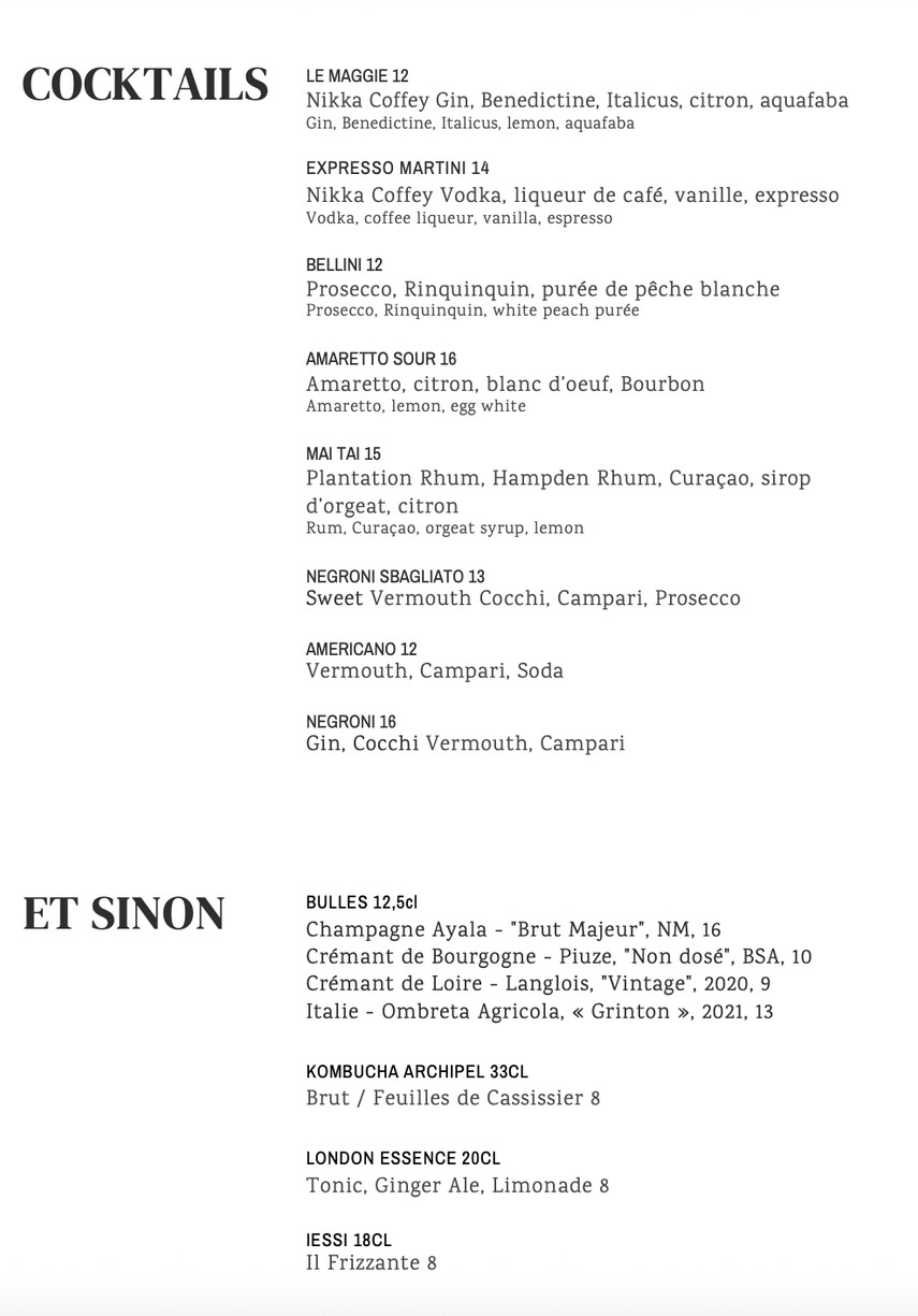 Maggie menu 4