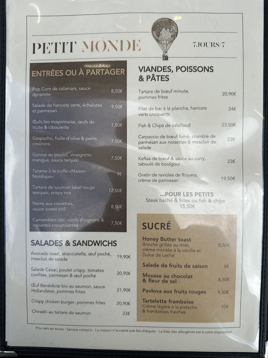 Petit monde menu 2