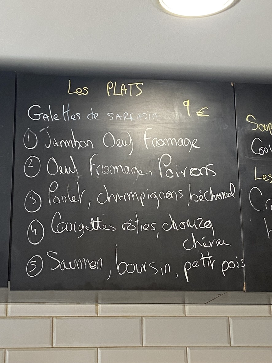 la crêperie menu 3